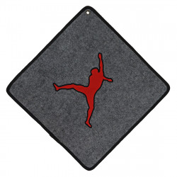 Floor Mat - Grey/Red